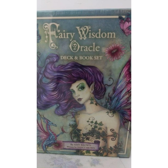 Fairy Wisdom Oracle Deck Elemental Ream Spiritual dimension Boot and Deck - Picture 2 of 5
